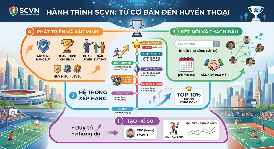 BÀI VIẾT 1: THỨ HẠNG TRONG SCVN VÀ BẢNG XẾP HẠNG THỂ THAO