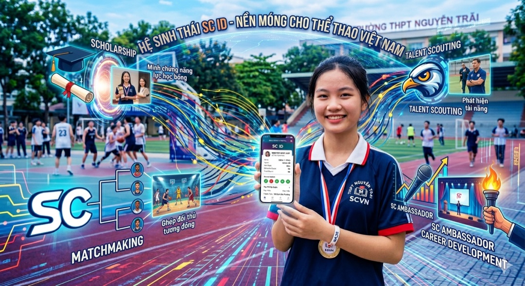 BÀI VIẾT 3: HỒ SƠ VẬN ĐỘNG VIÊN SCVN – GIÁ TRỊ MỚI CHO HỌC SINH, SINH VIÊN VÀ VĐV PHONG TRÀO VIỆT NAM