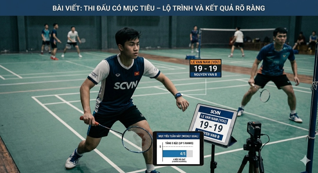 Thi đấu có mục tiêu – Lộ trình và kết quả rõ ràng